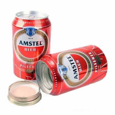 Amstel bier blikje geheim geldkistje bewaarblik